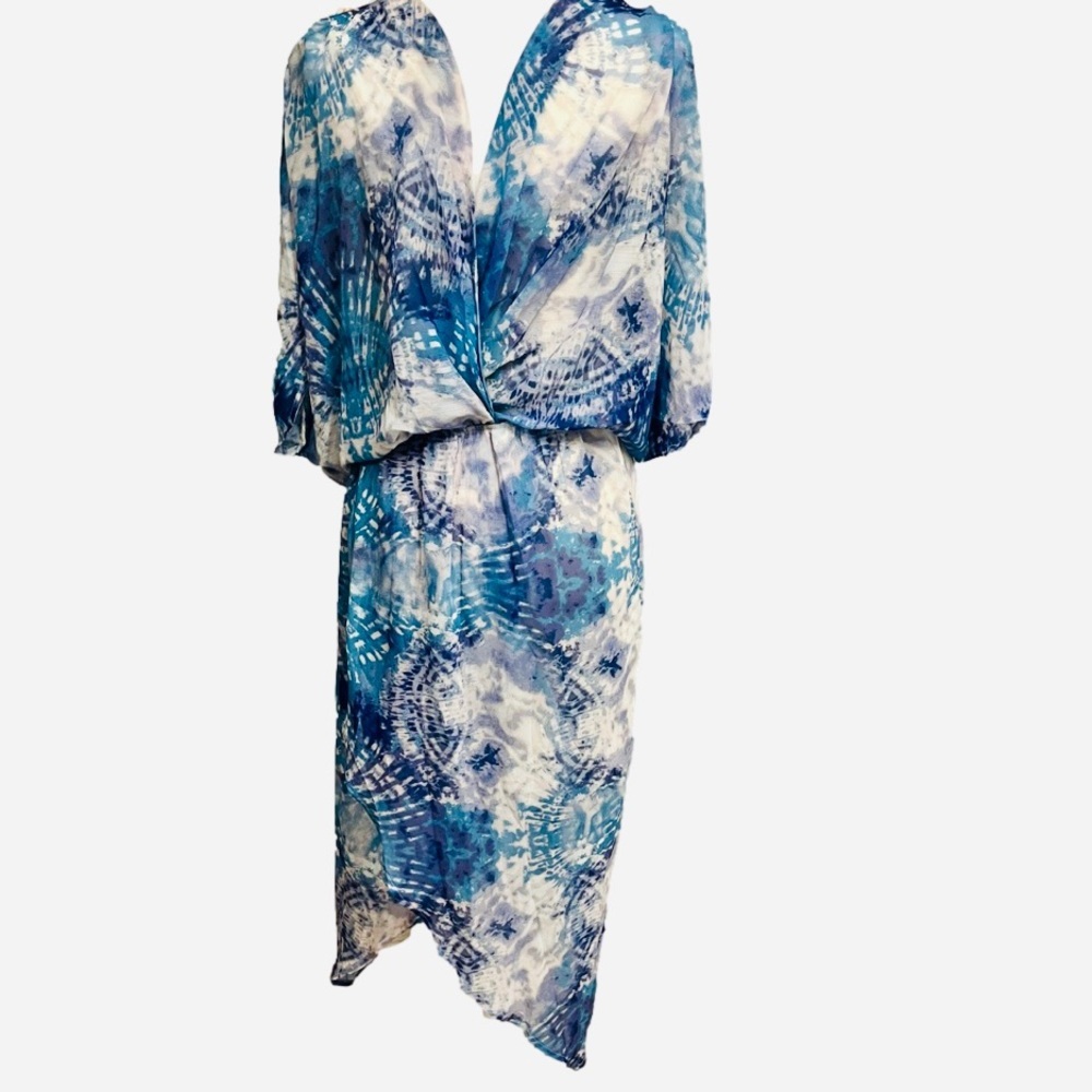 Vici Womens Dress BTFL-life Tie Dye Dress with Slip, Medium, NEW